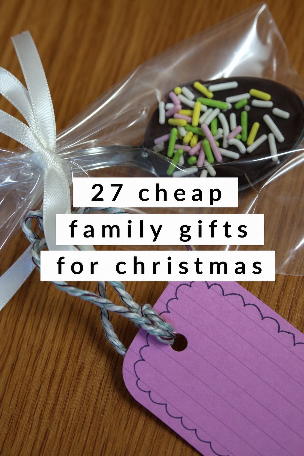 Hot Chocolate Spoons as a cheap Christmas gift for family