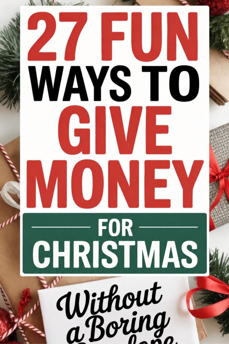 41 Fun Ways to Give Money for Christmas