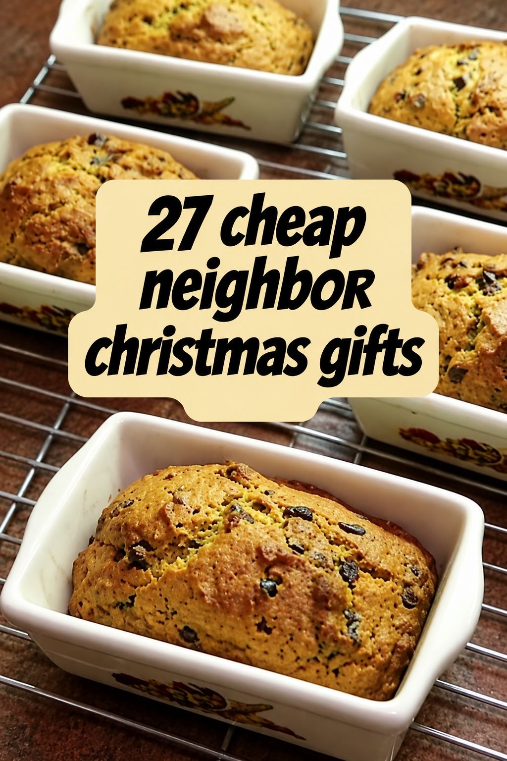 Mini loaves of holiday bread