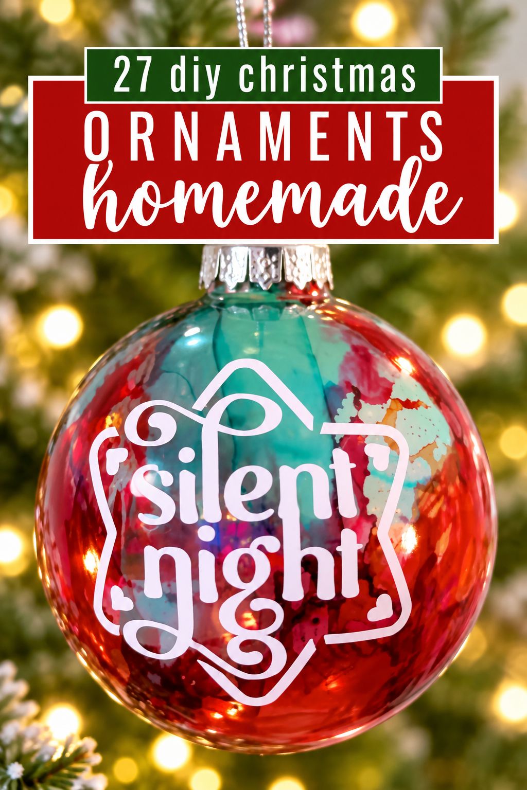 alcohol ink ornaments christmas ornaments