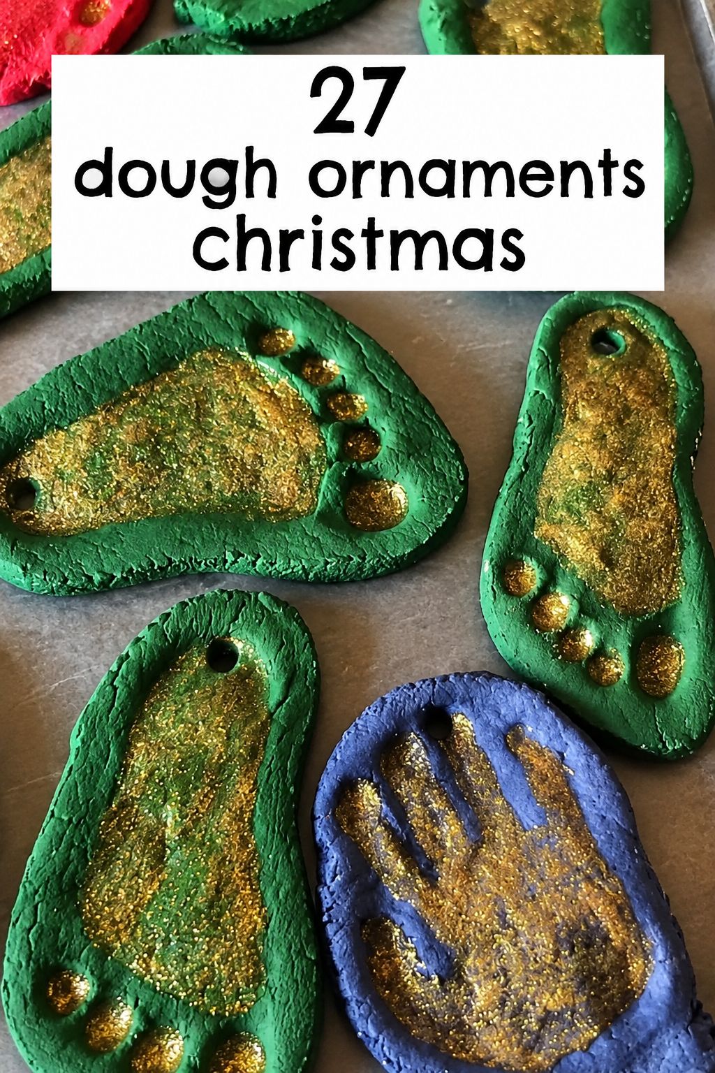 babys first christmas footprint christmas ornaments