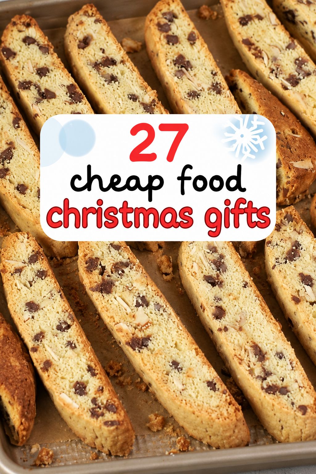 Biscotti homemade Christmas gift