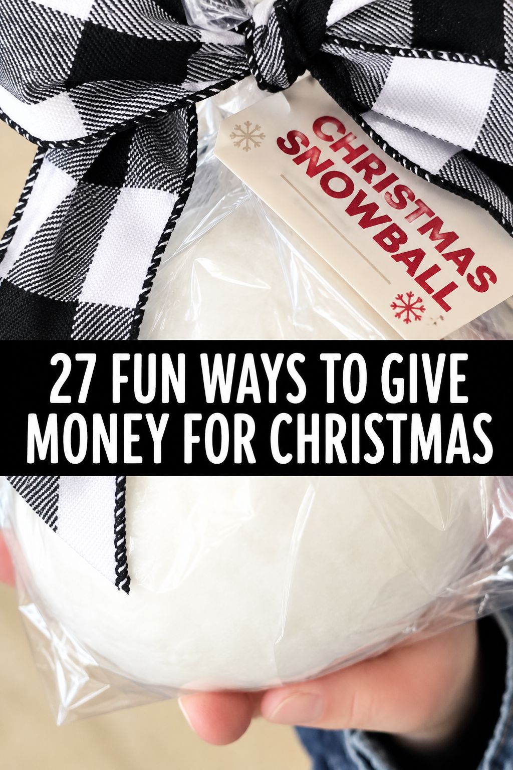 cash snowballs christmas money gifts