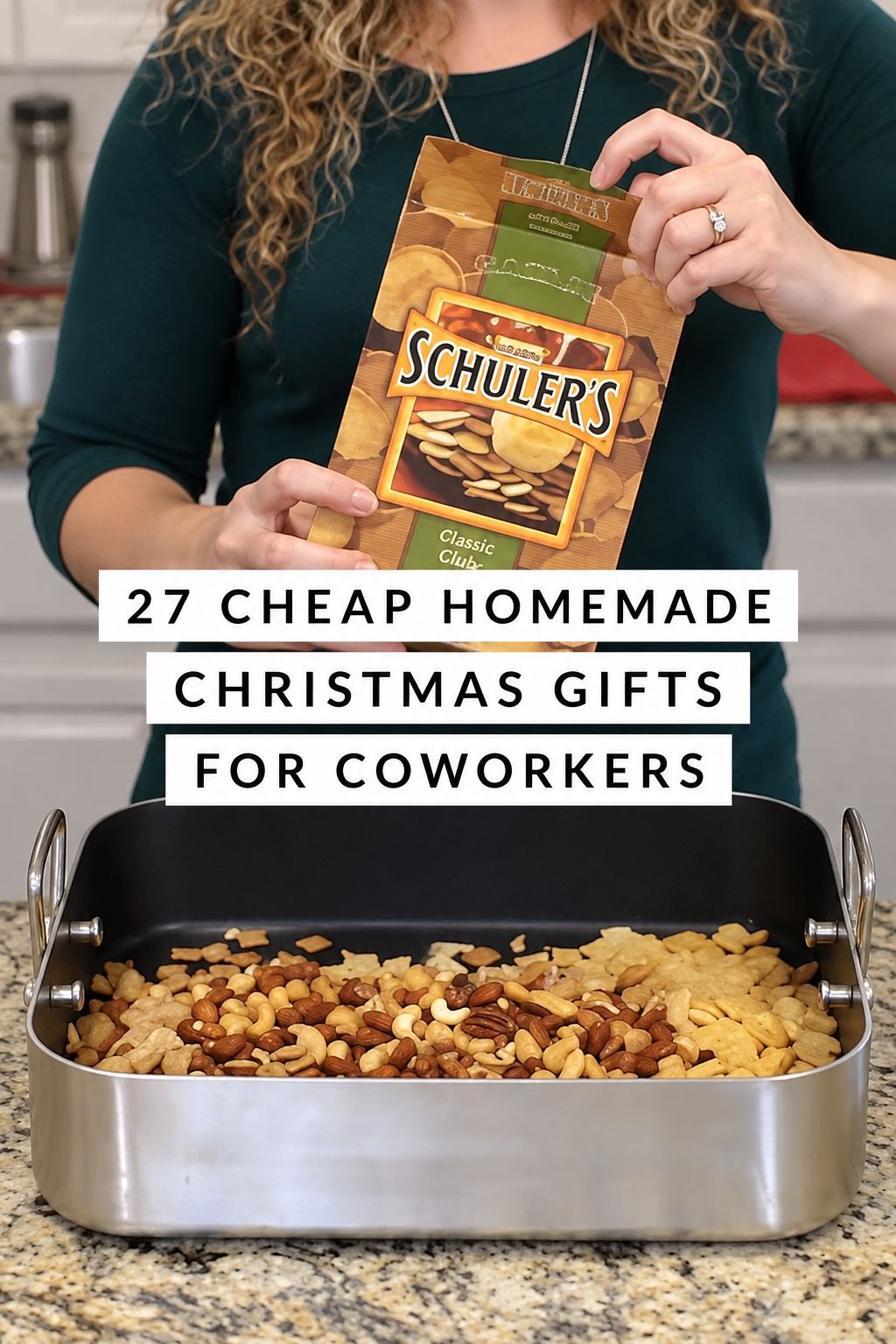 christmas chex mix christmas gifts for coworkers
