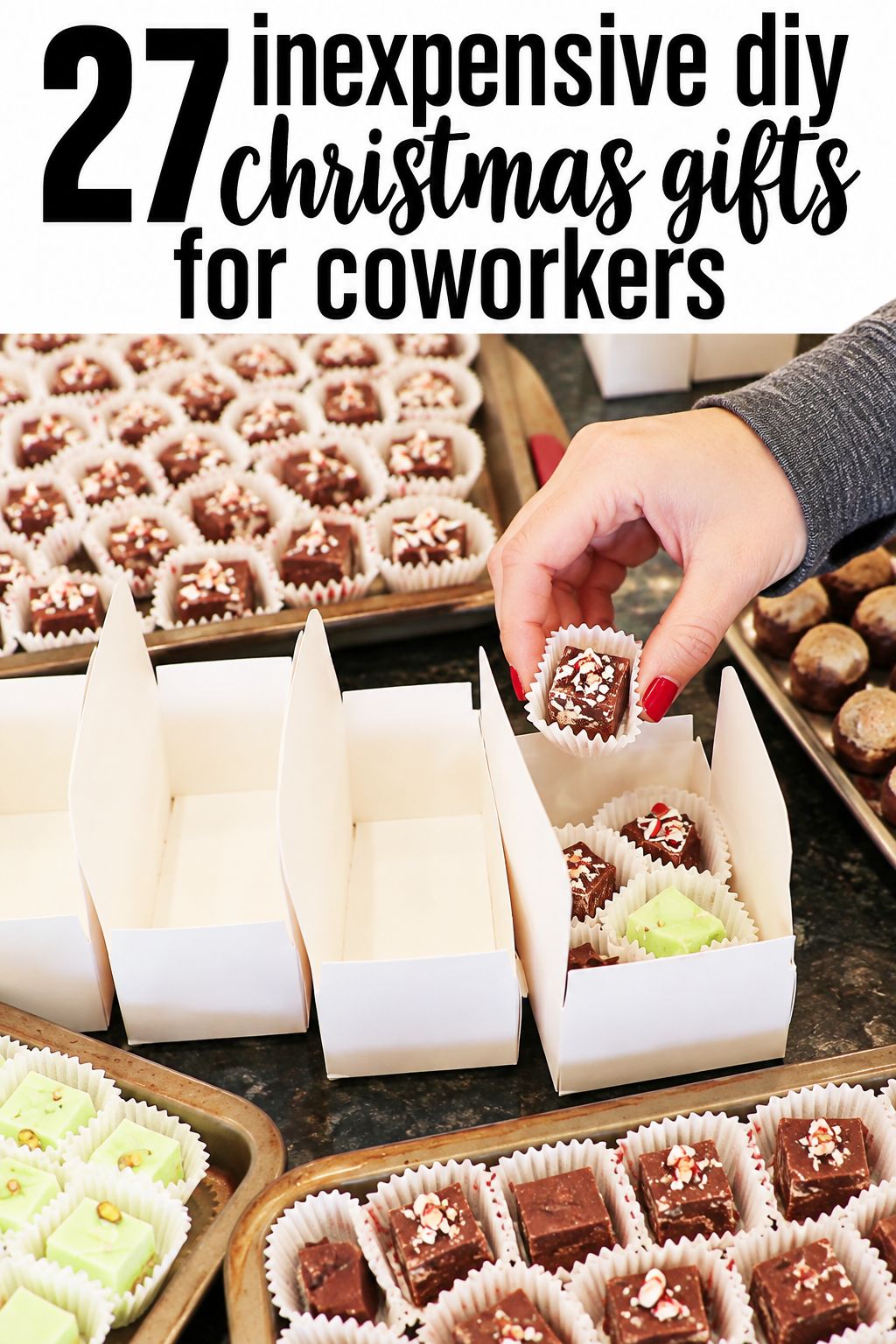 christmas fudge christmas gifts for coworkers