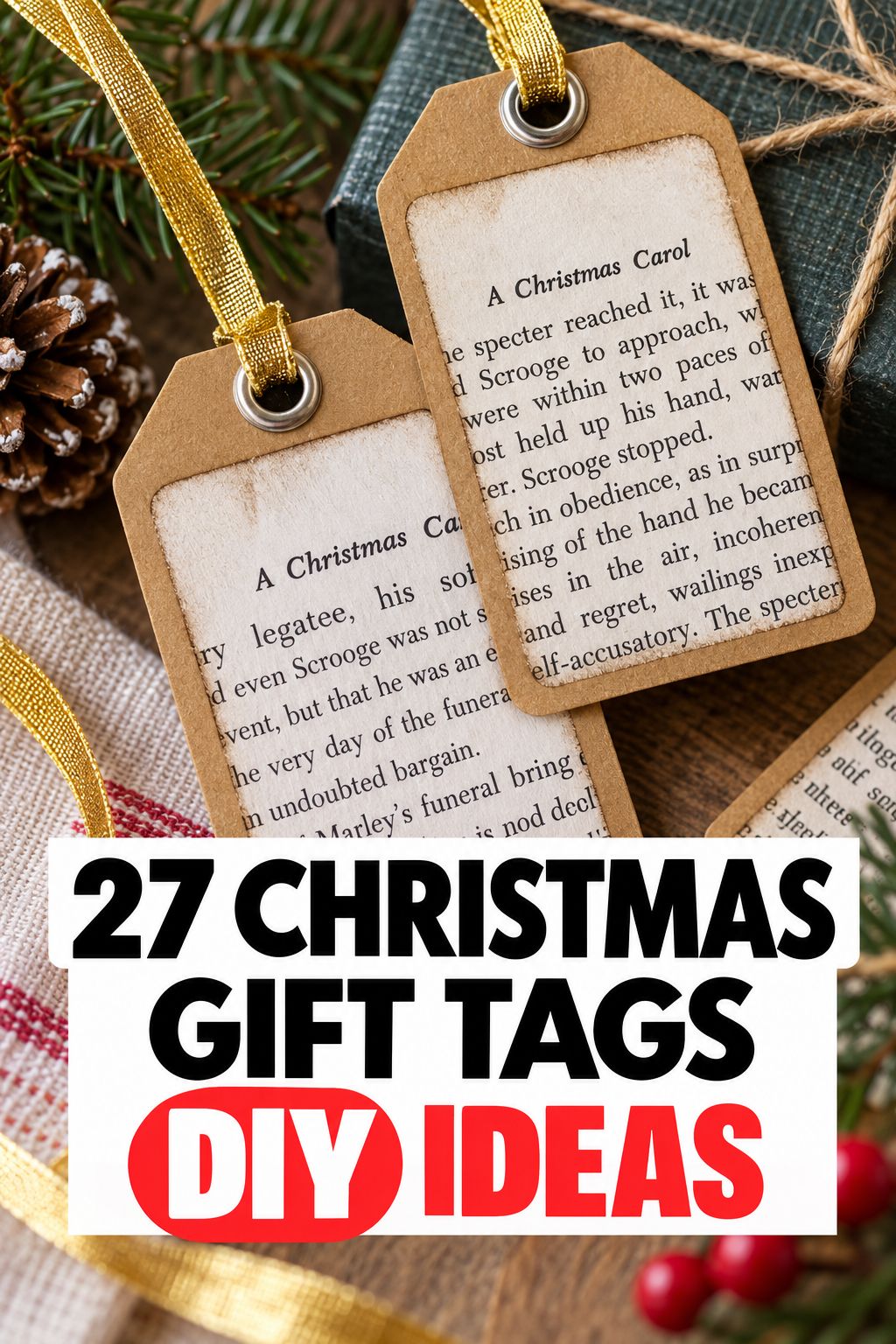 christmas gift tags diy ideas