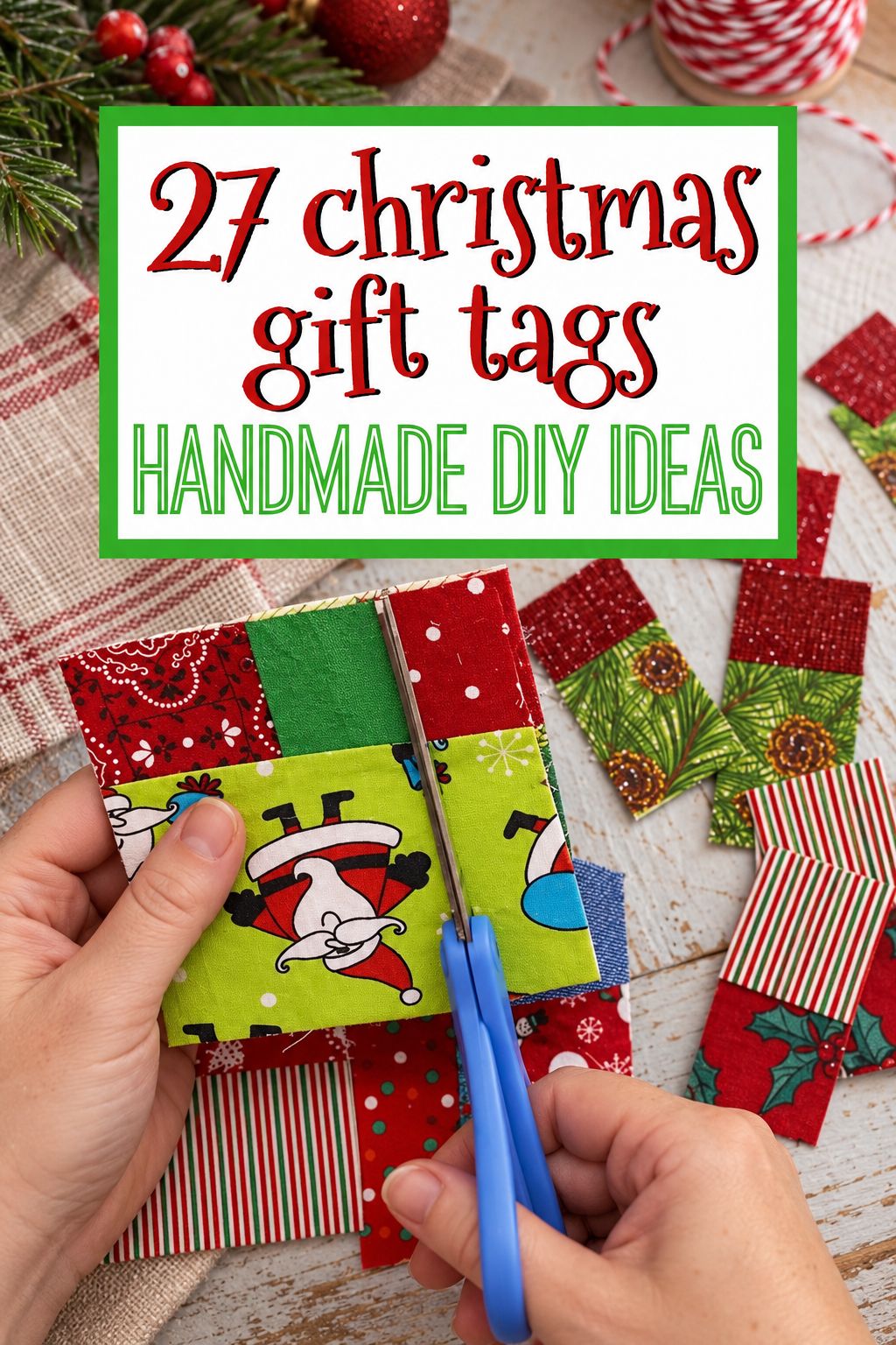 christmas gift tags handmade diy ideas