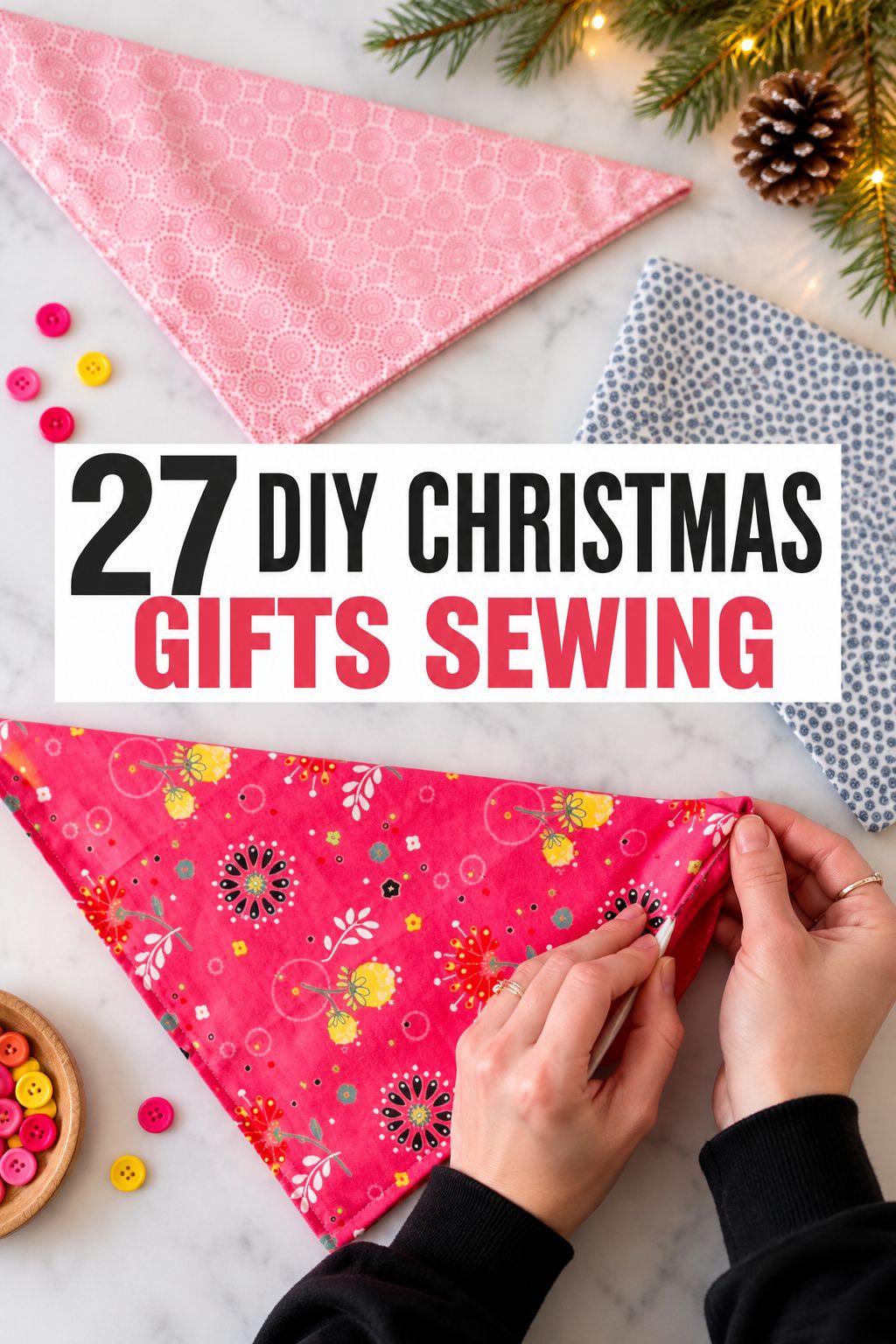 diy christmas gifts sewing