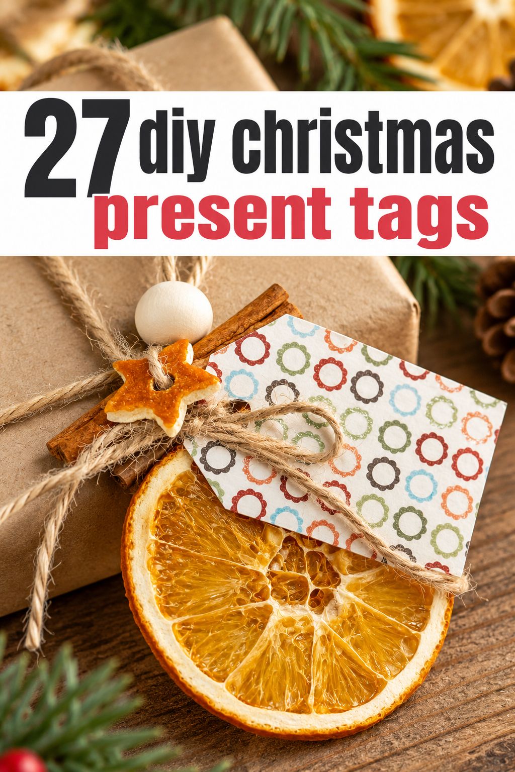 diy christmas present tags