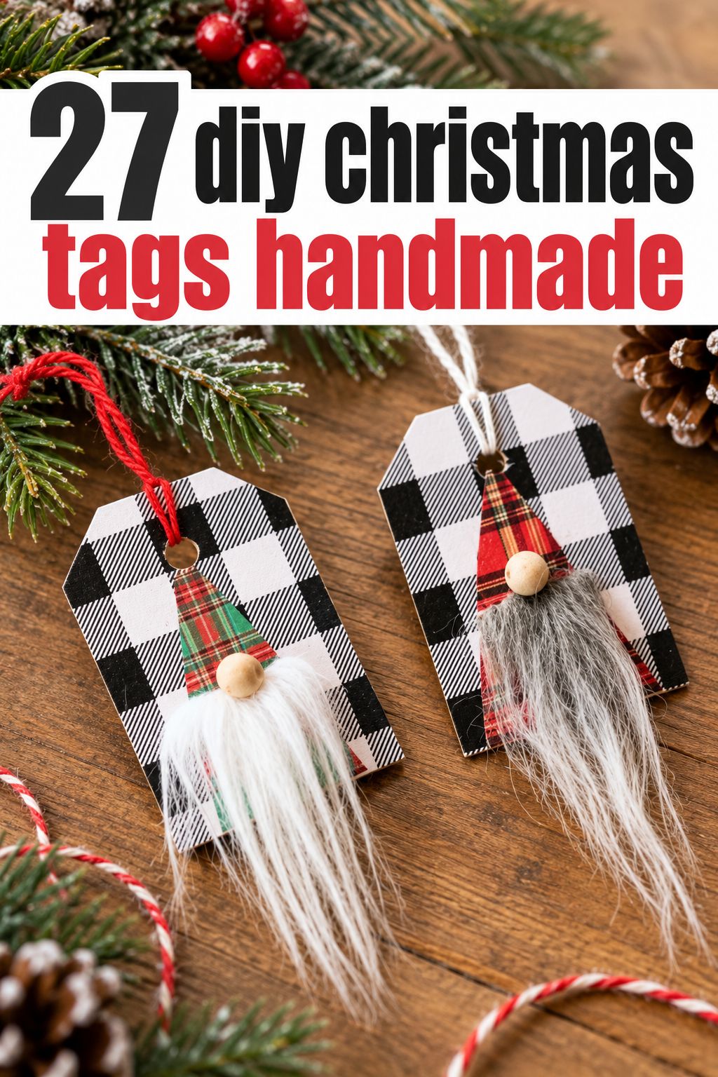 diy christmas tags handmade