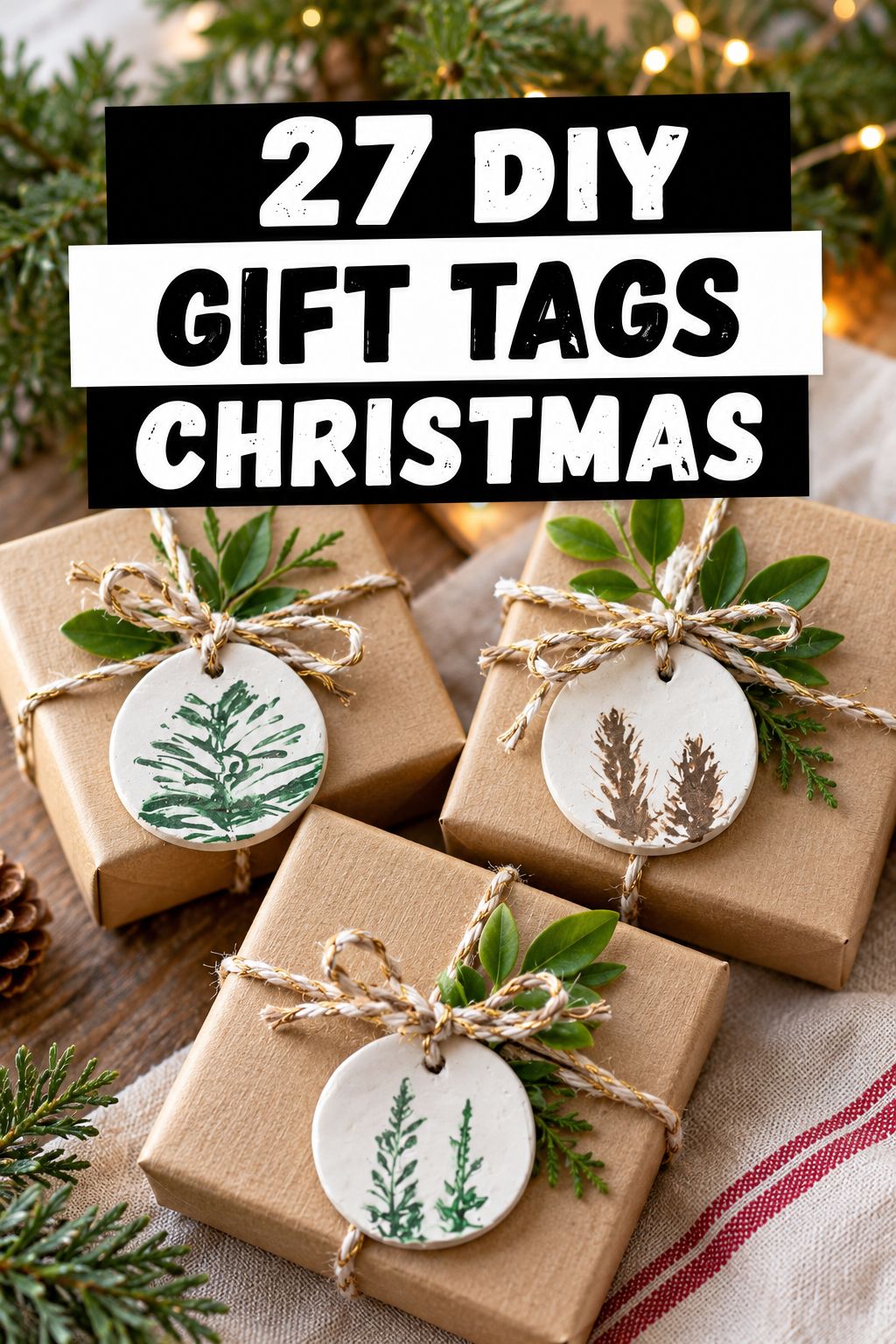 diy gift tags christmas