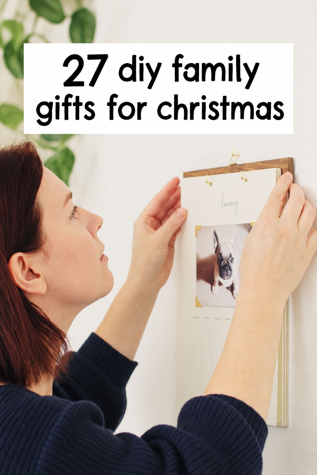 diy photo calendar christmas gifts