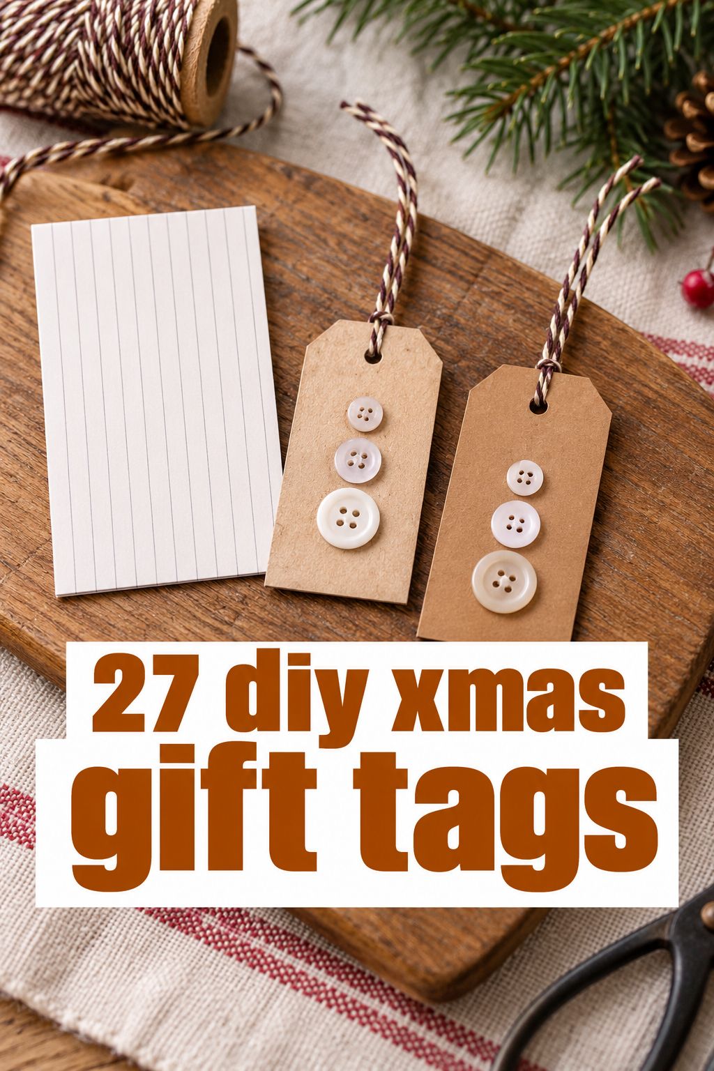 diy xmas gift tags