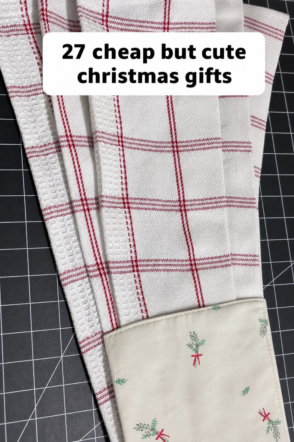 Dollar Store Tea Towel Gift Under $2