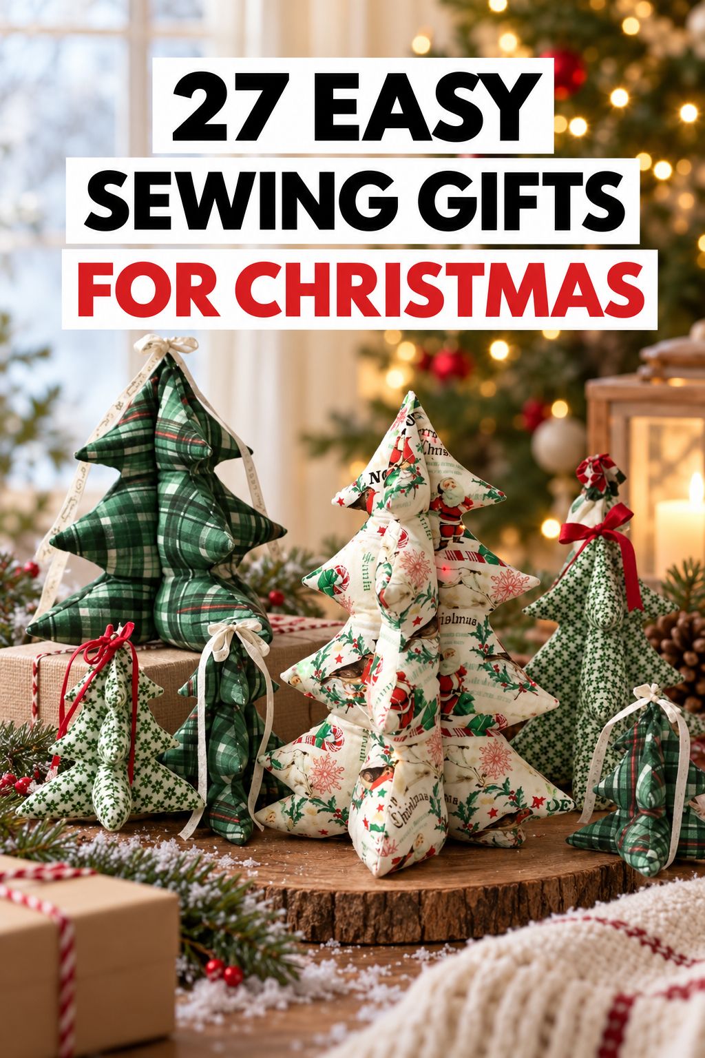 easy sewing gifts for christmas