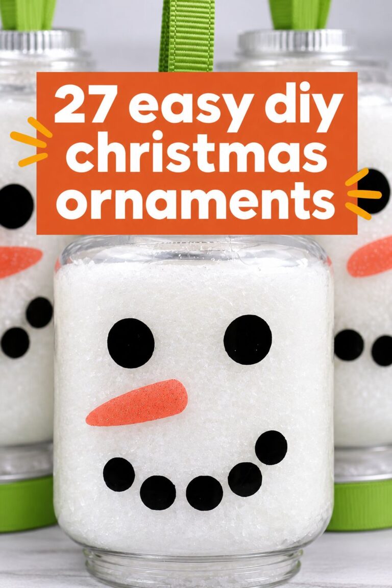 27 DIY Christmas Ornaments for Your Tree or Gifts (Dough, Paper, Crochet, Felt, & More)