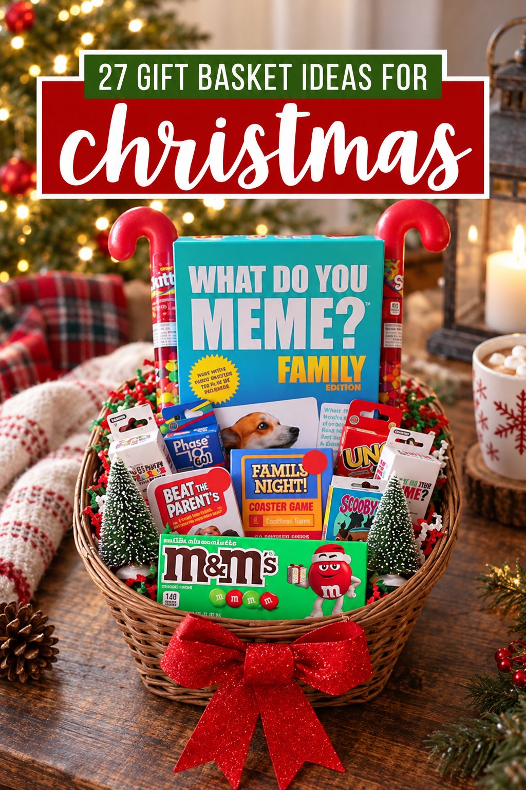 family game night basket christmas gift baskets