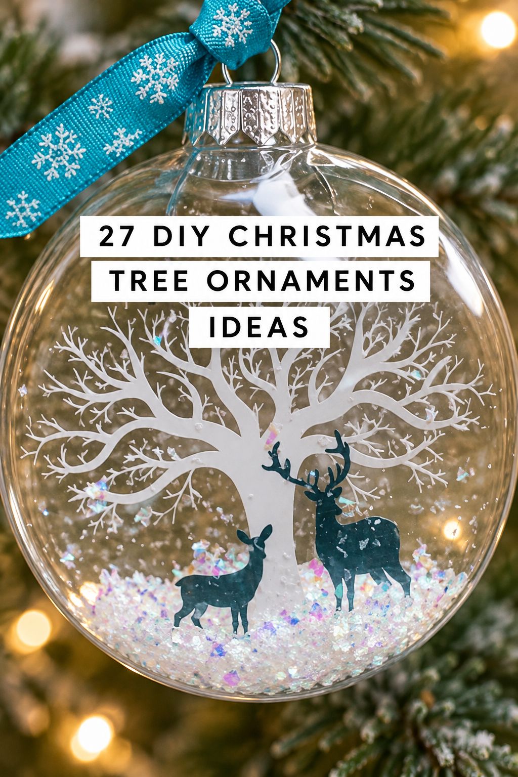 fillable woodland scene ornaments christmas ornaments