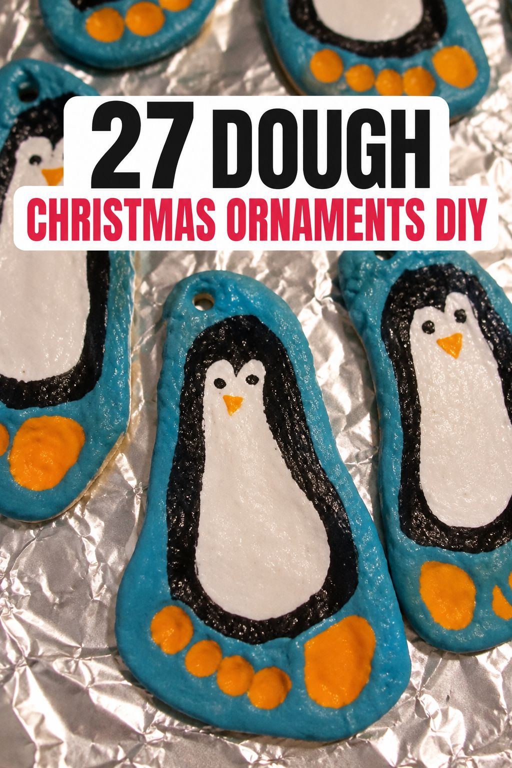 footprint penguin ornament christmas ornaments