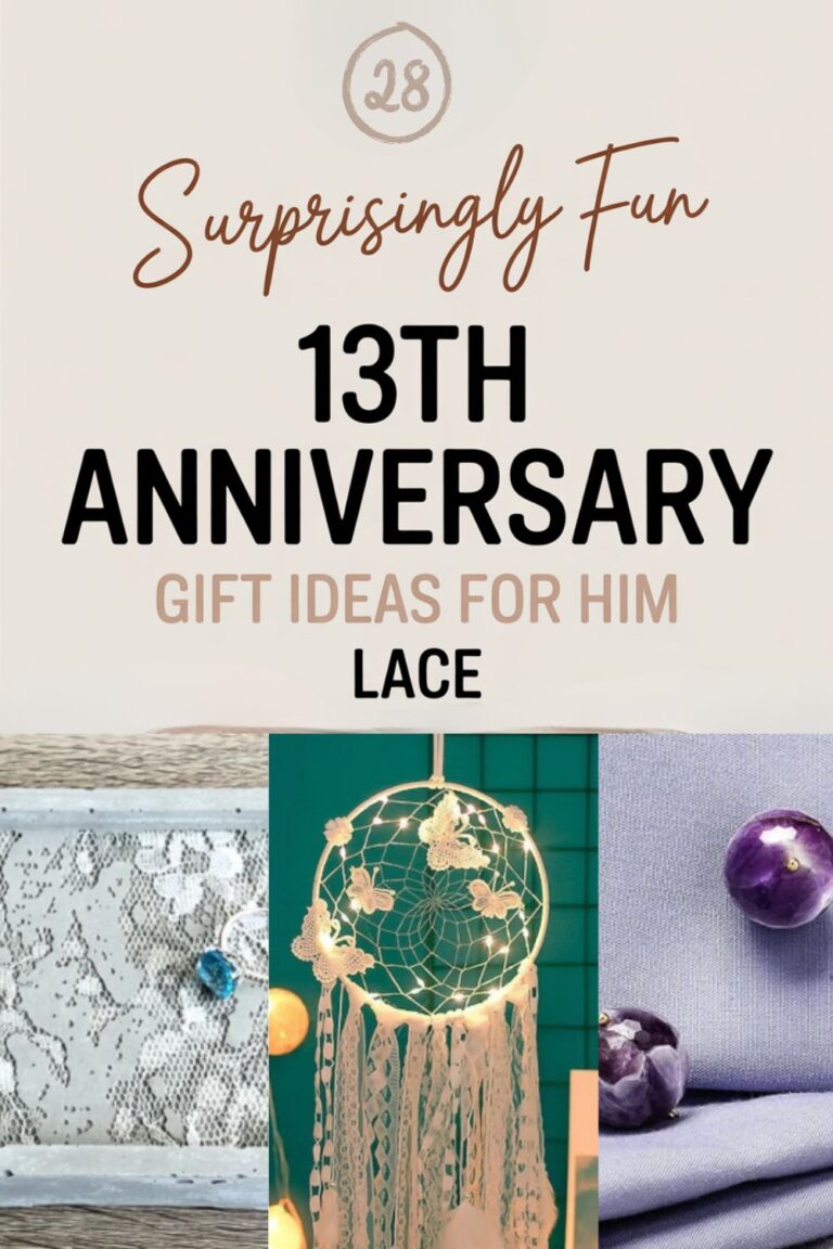 27 Lace Anniversary Gifts – Lucky in Love for the 13th Year!