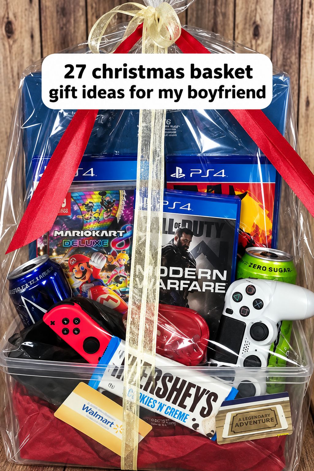 gamer basket christmas basket