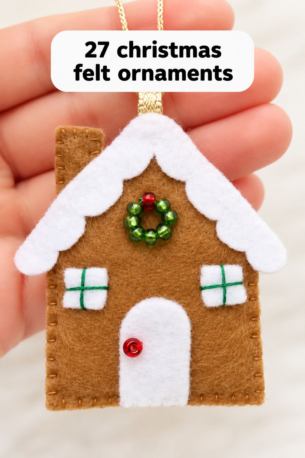 gingerbread house christmas ornaments