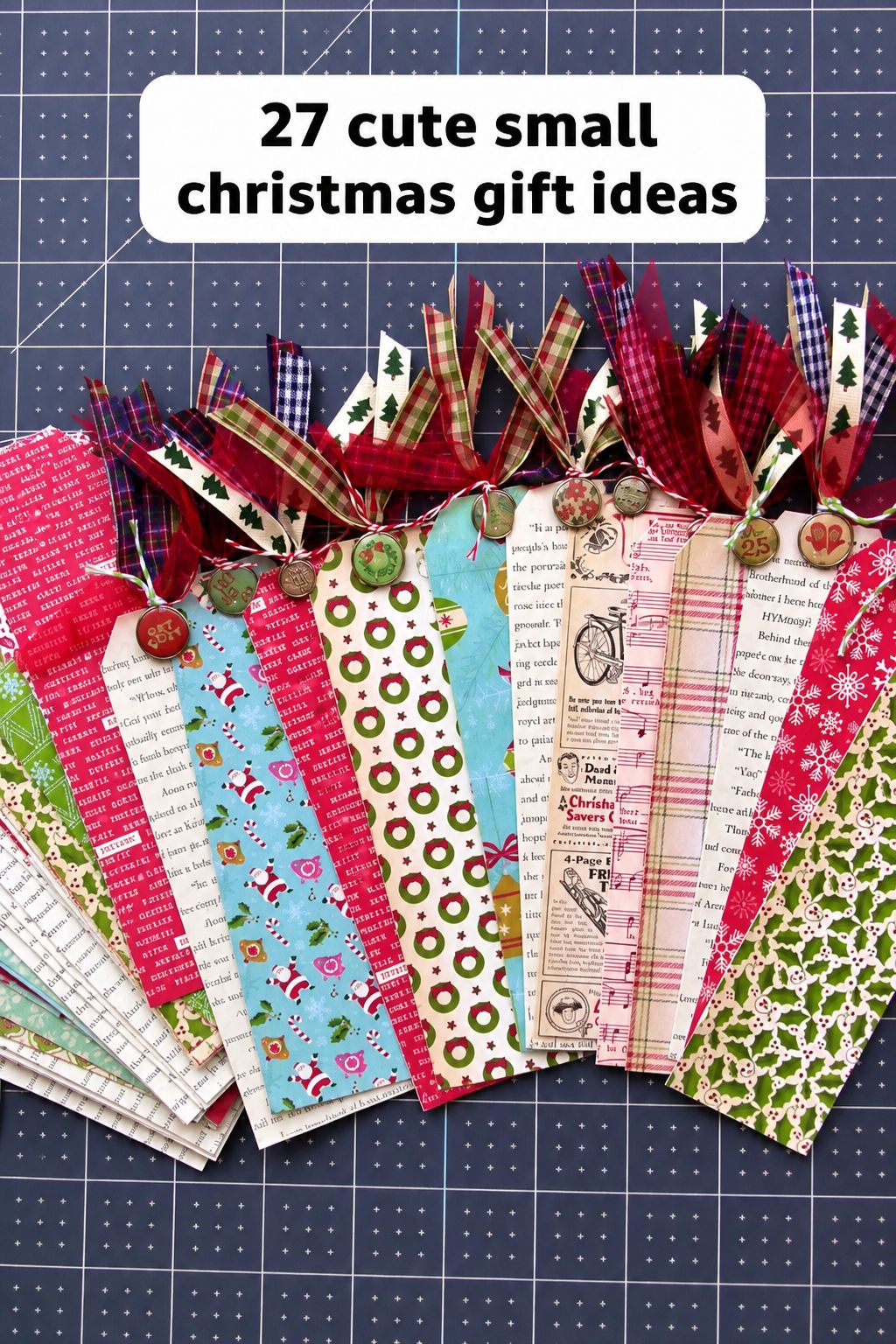 Handmade Christmas Bookmarks