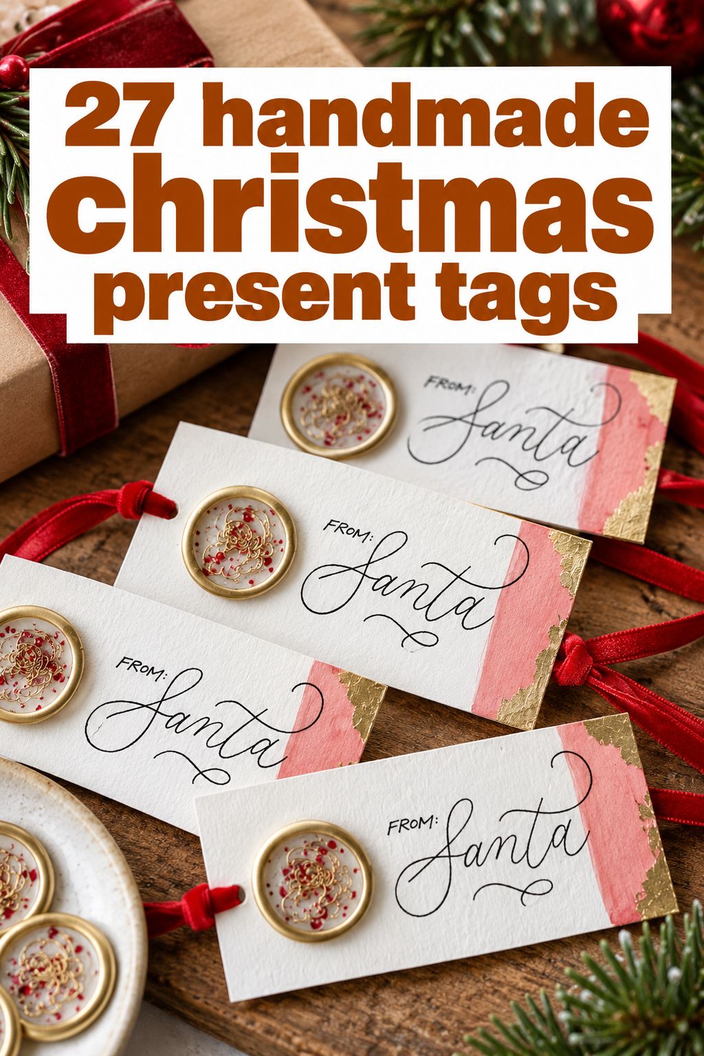 handmade christmas present tags