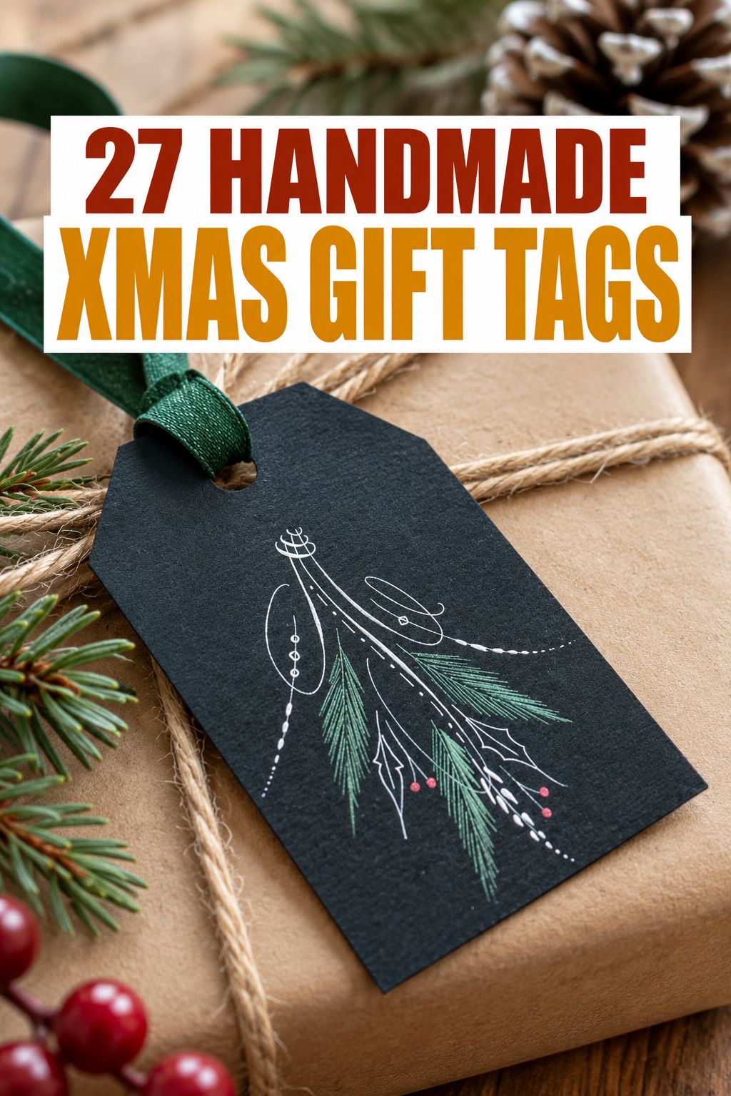 handmade xmas gift tags