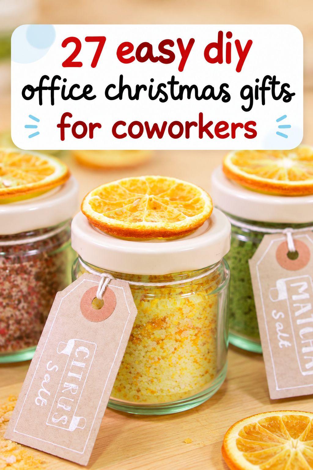 herb or citrus flavored salt christmas gifts for coworkers