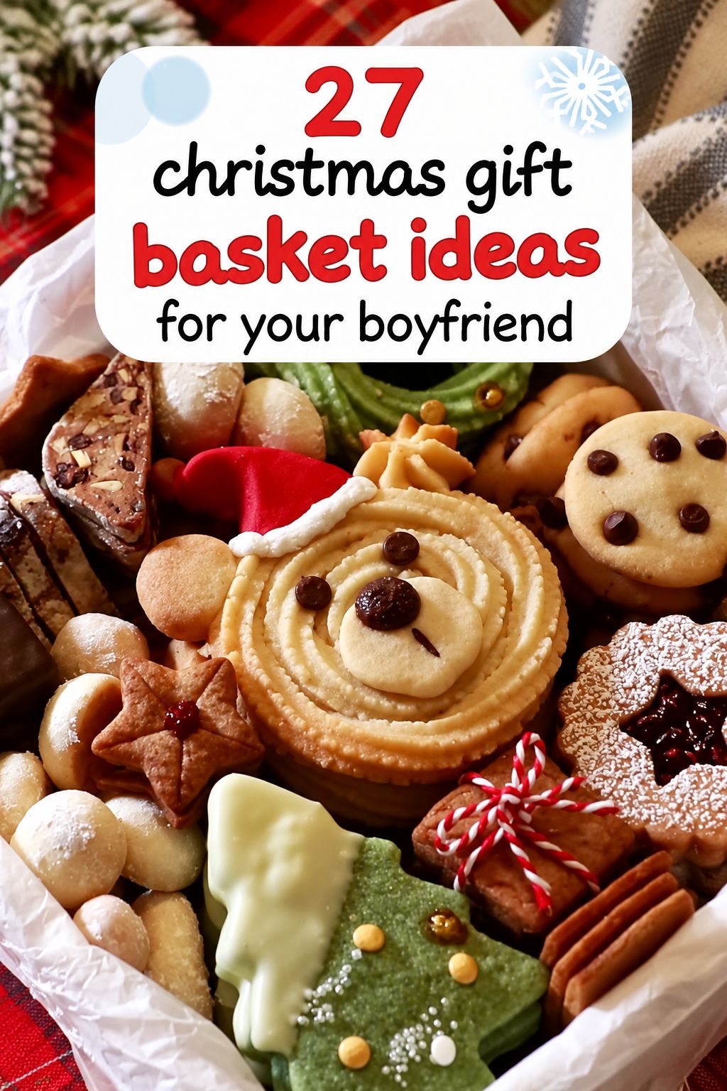 homemade christmas cookie box christmas basket