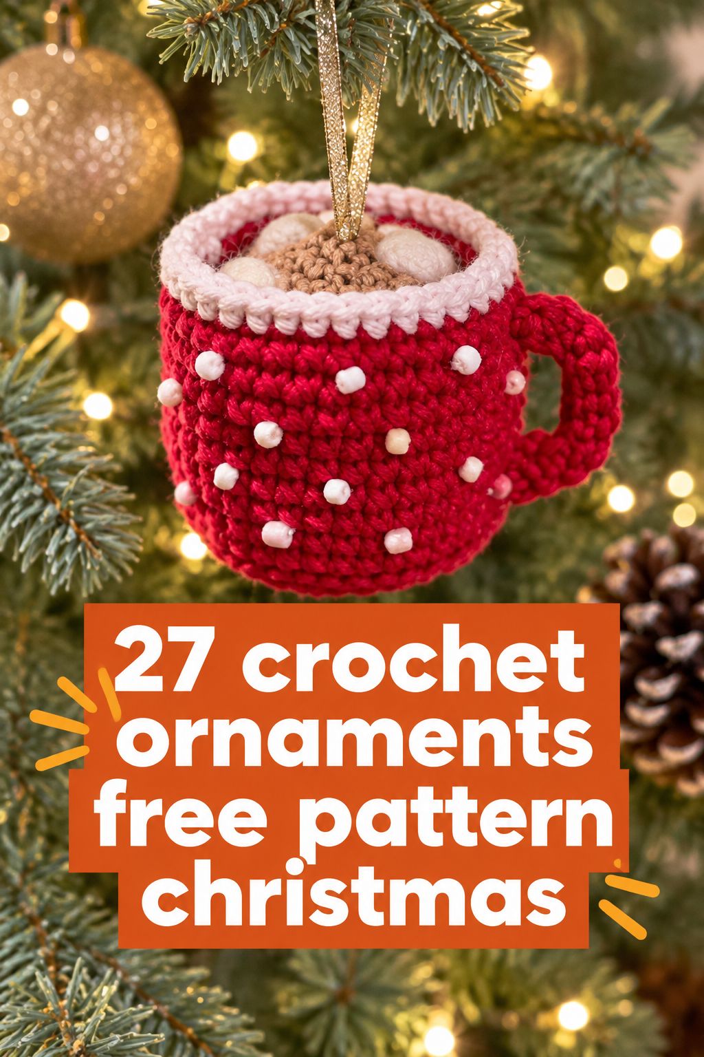 hot cocoa mug ornament christmas ornaments
