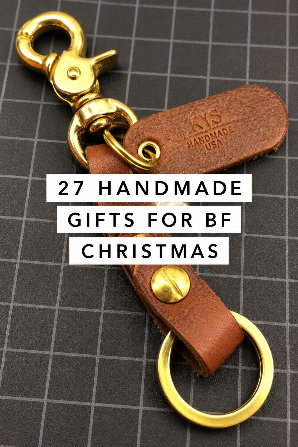 leather keychain christmas gifts for boyfriend