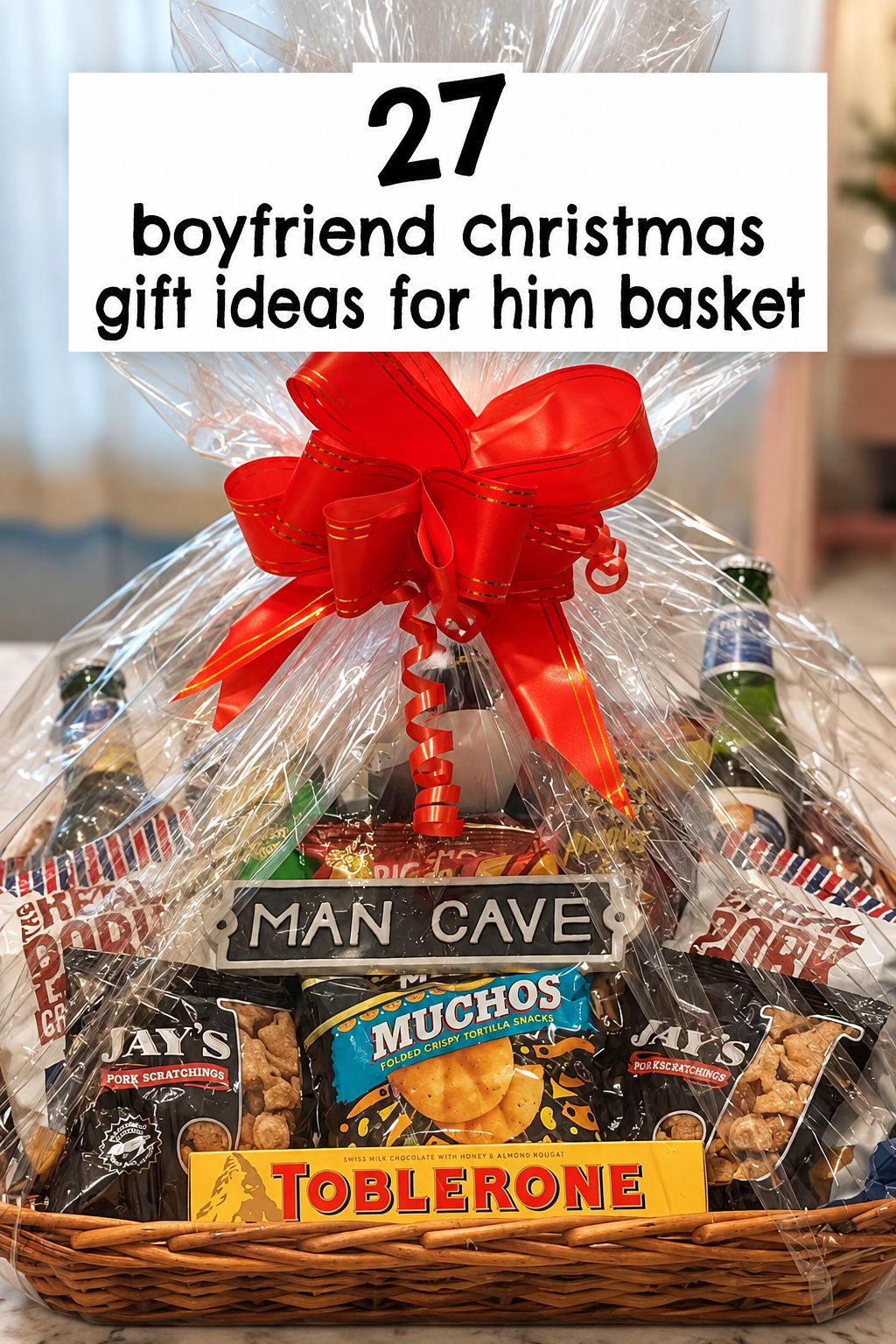 man cave and tools basket christmas basket