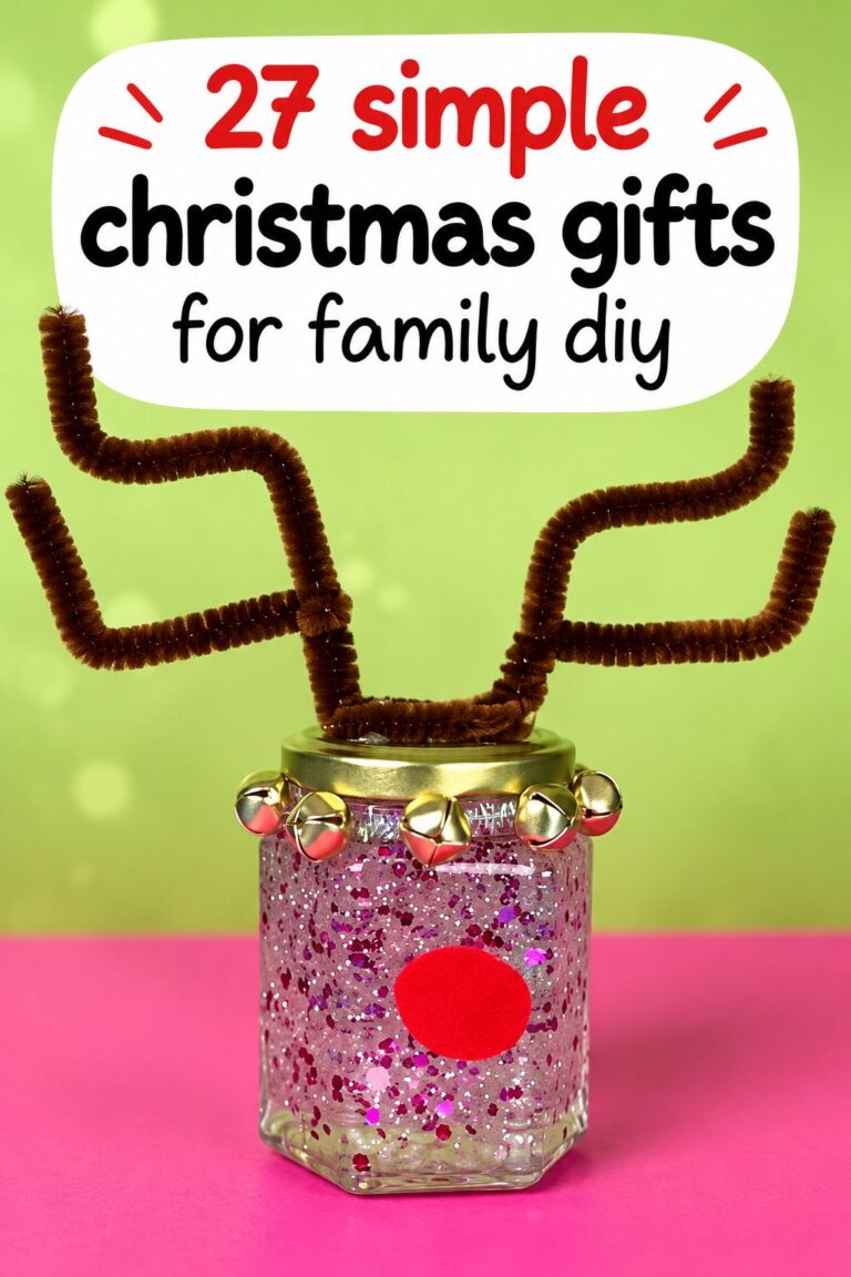 27 Easy DIY Christmas Gifts for Family You Can Make at Home