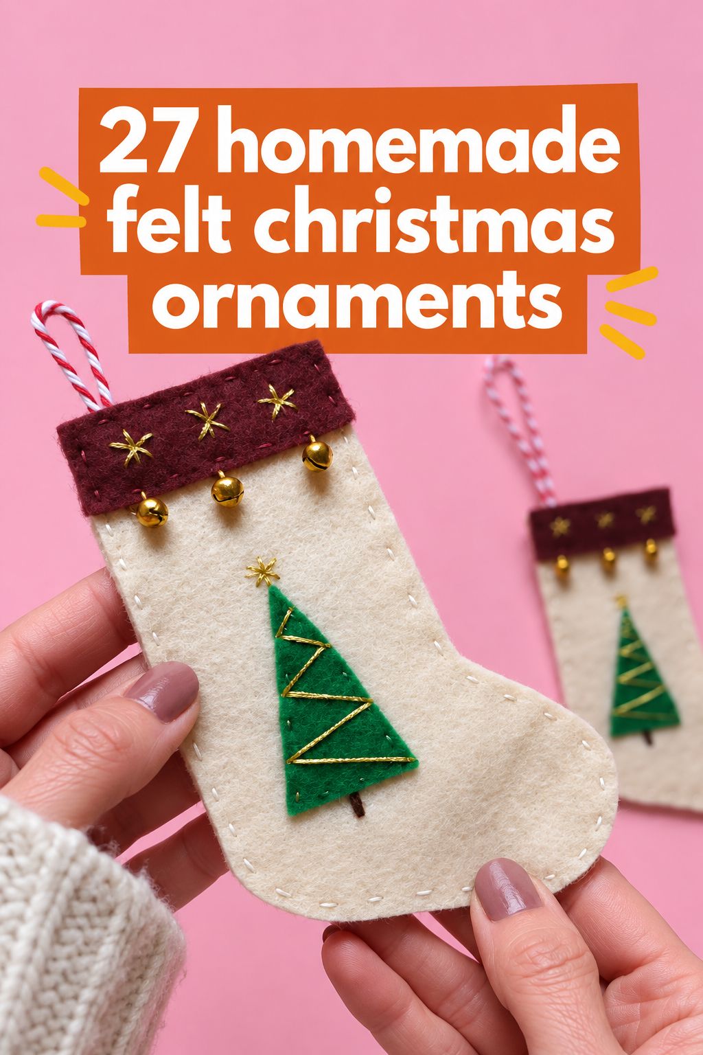 mini stocking christmas ornaments