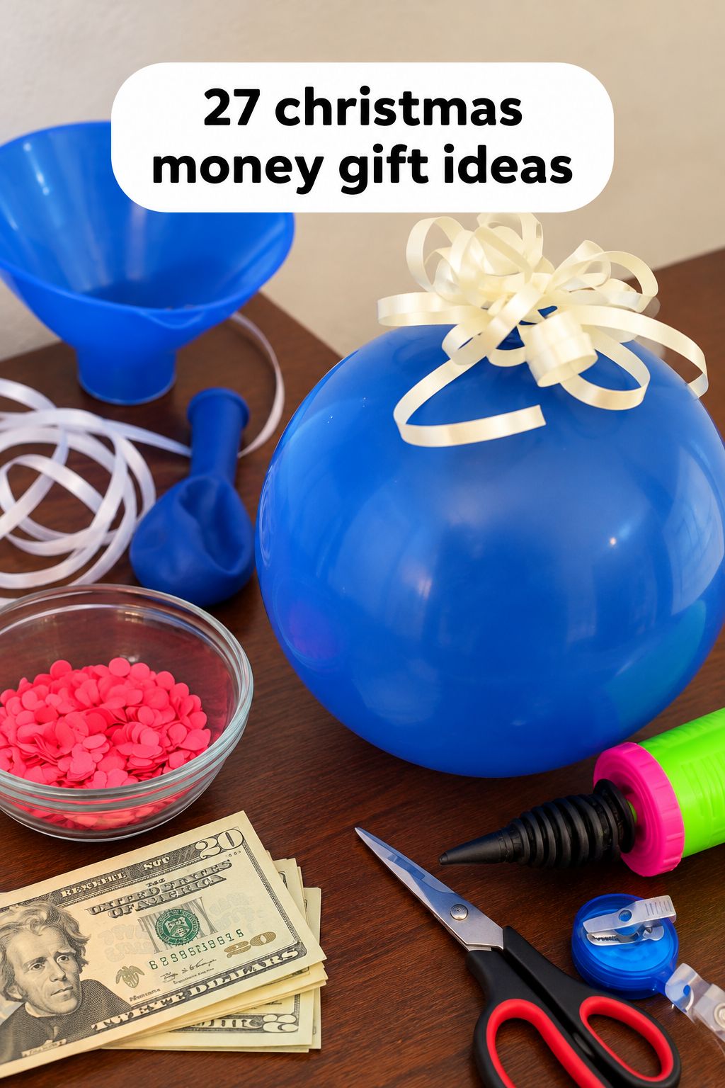 money balloons christmas money gifts