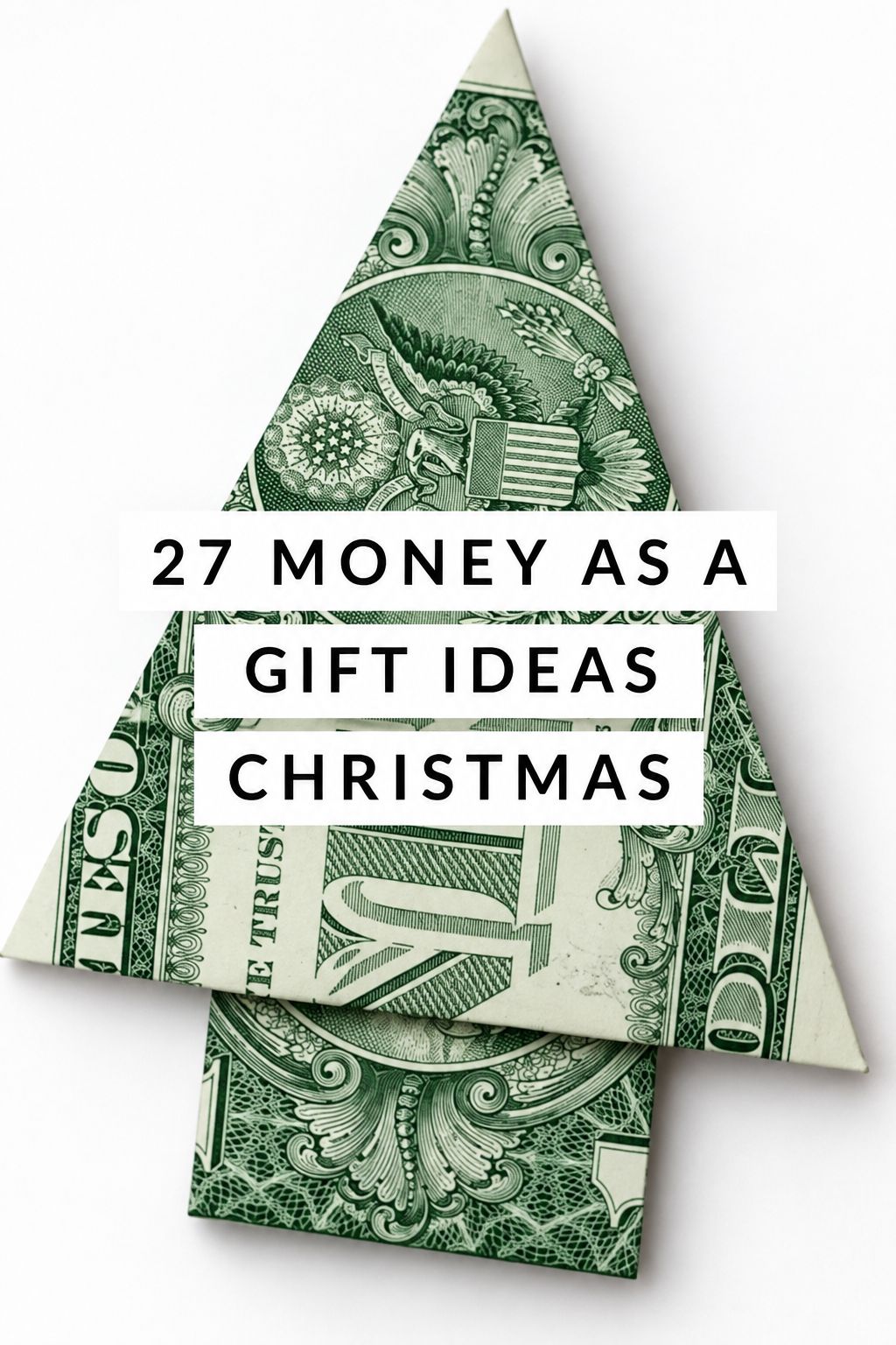 money origami christmas tree christmas money gifts