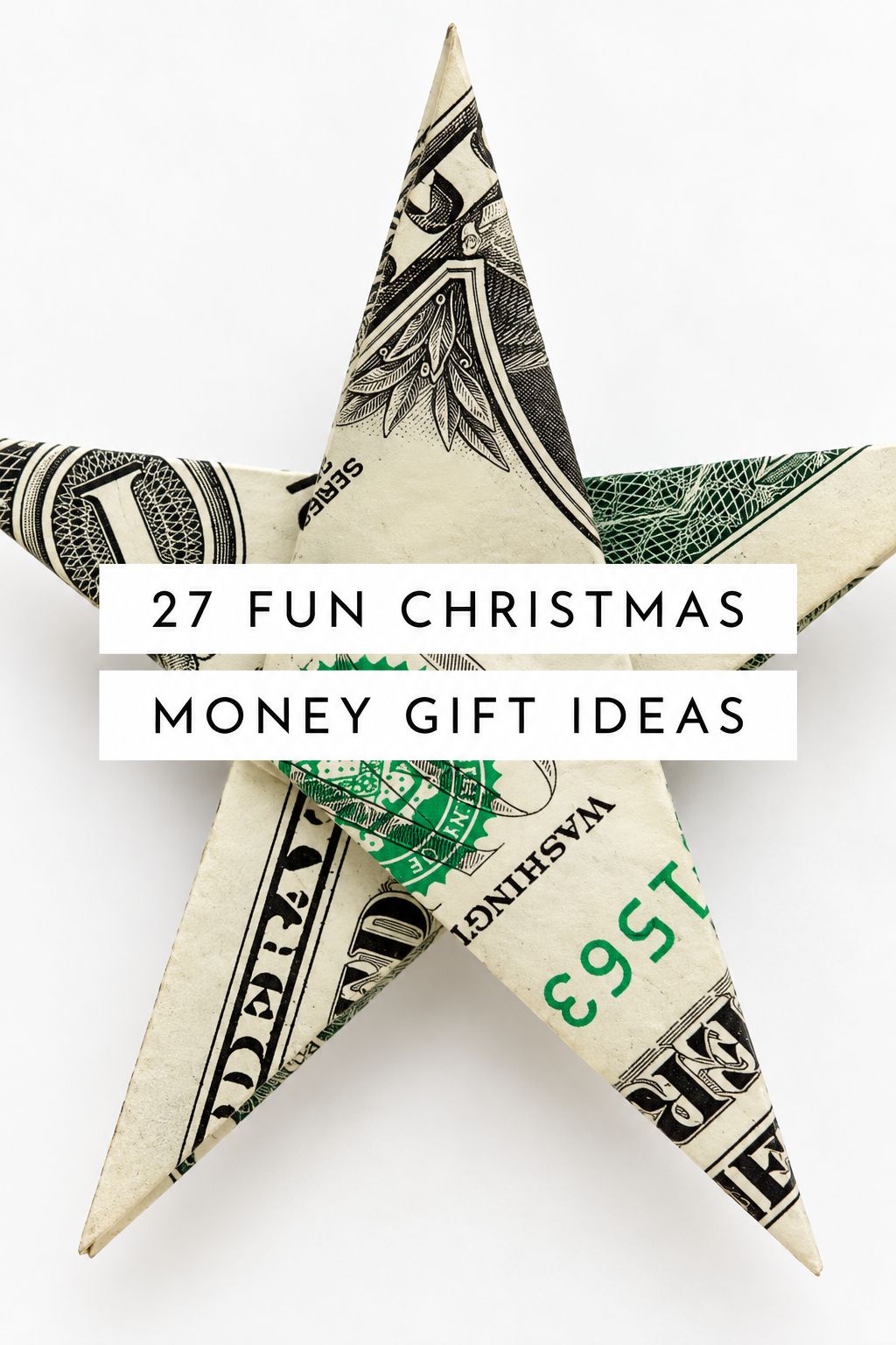 money origami star christmas money gifts