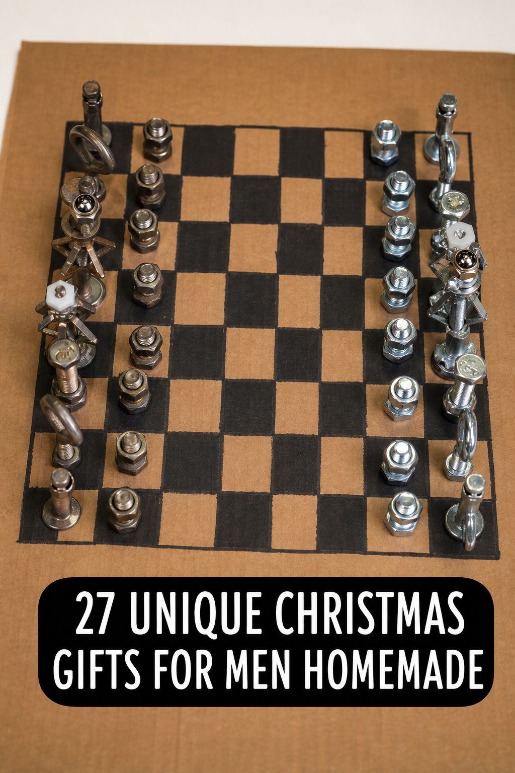 Nuts-and-Bolts Chess Set