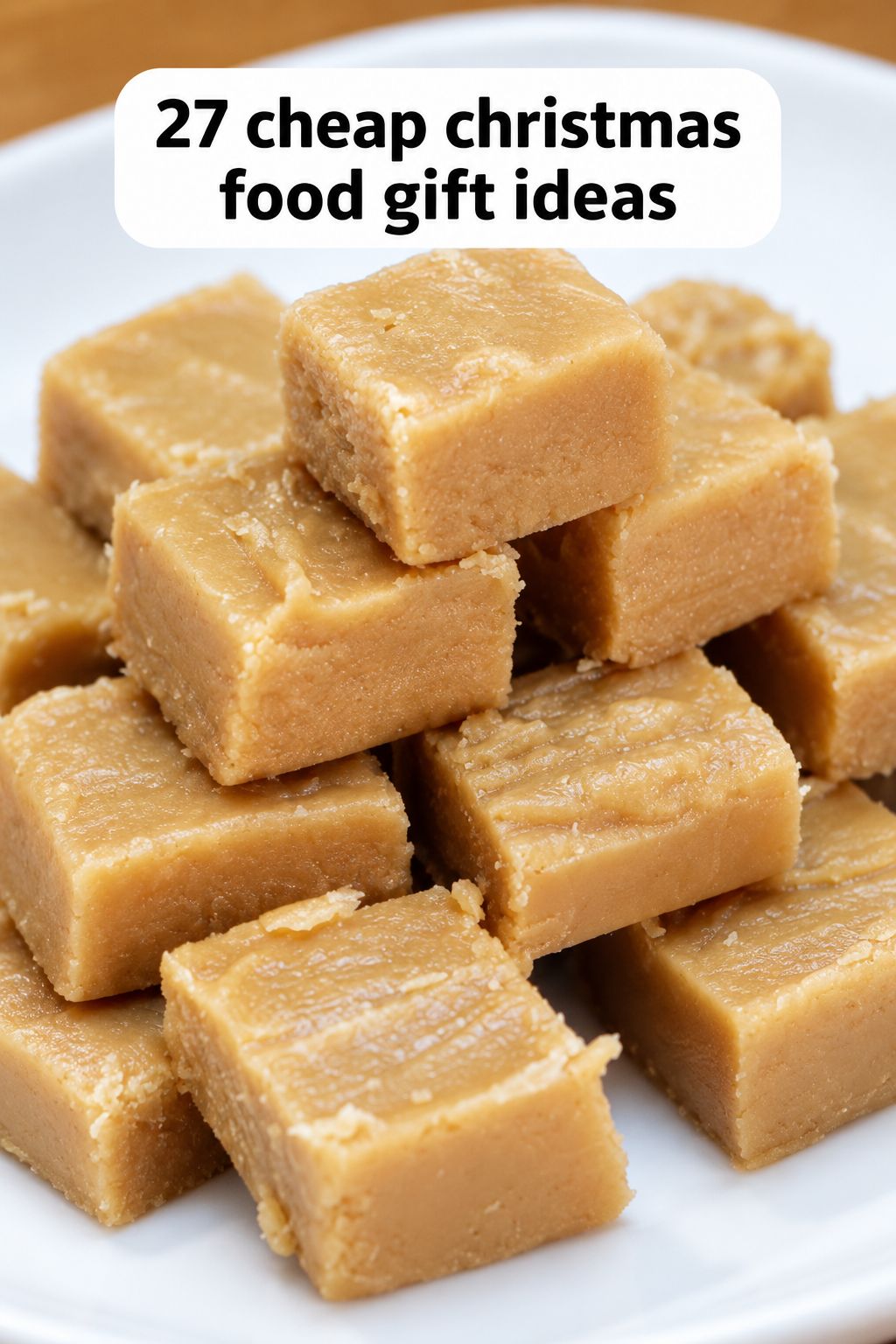 Peanut Butter Fudge homemade Christmas gift