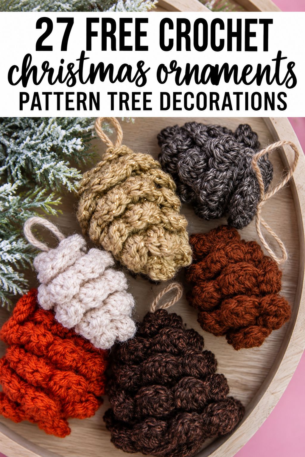 pine cone ornament christmas ornaments