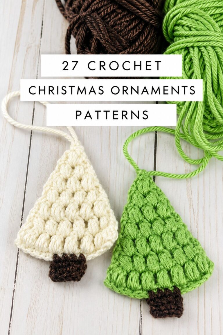 26 Crochet Christmas Ornaments for Your Tree, With Free Templates and Tutorials
