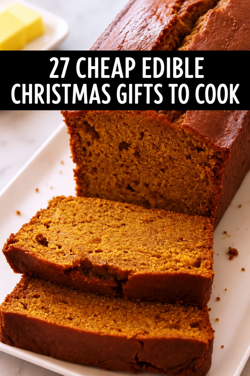 Pumpkin Bread homemade Christmas gift