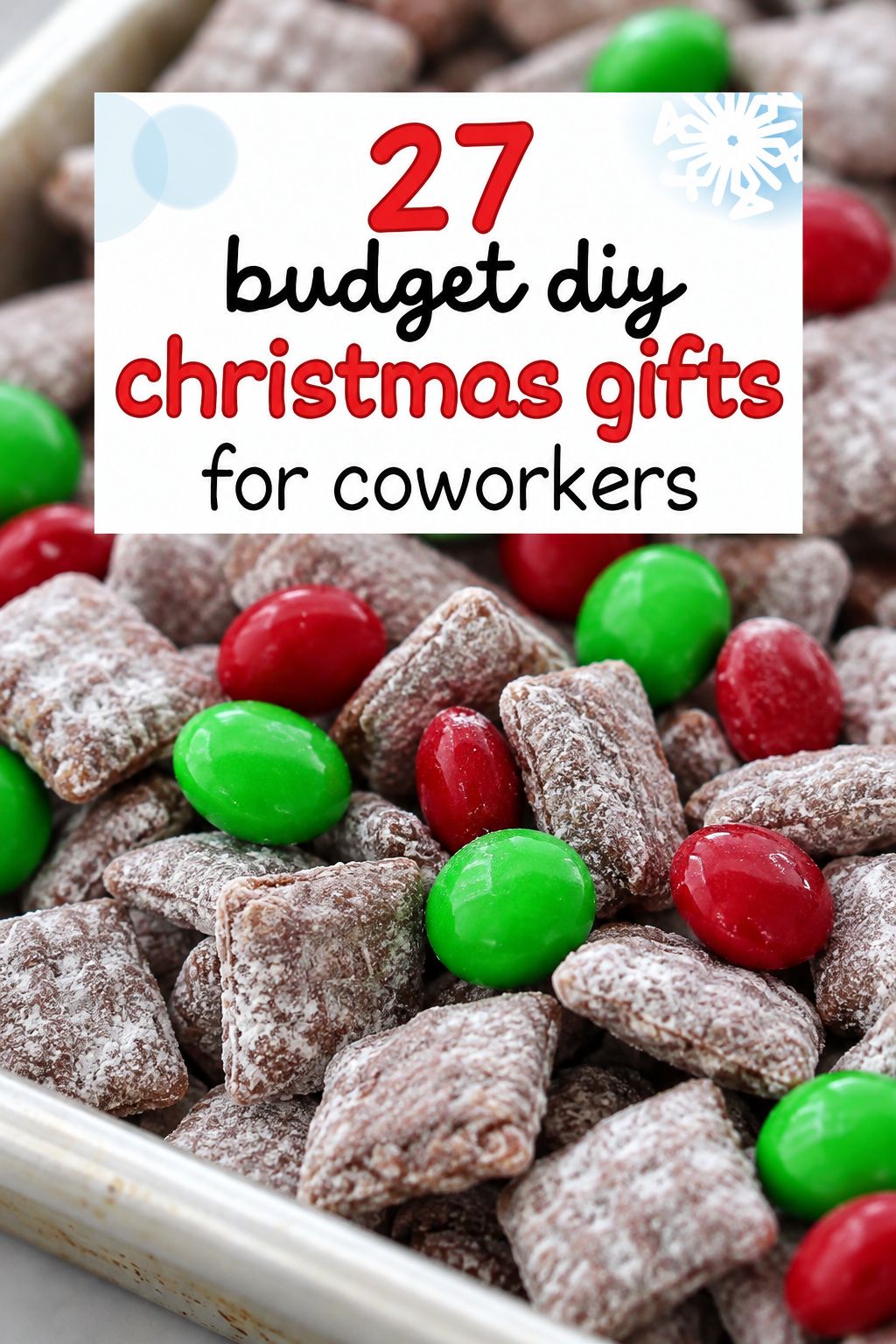 reindeer chow christmas gifts for coworkers