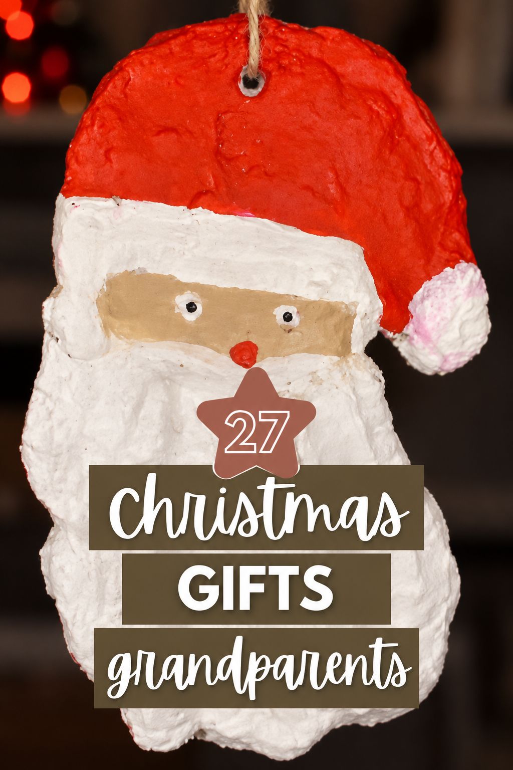 salt dough handprint ornament christmas gifts for grandparents