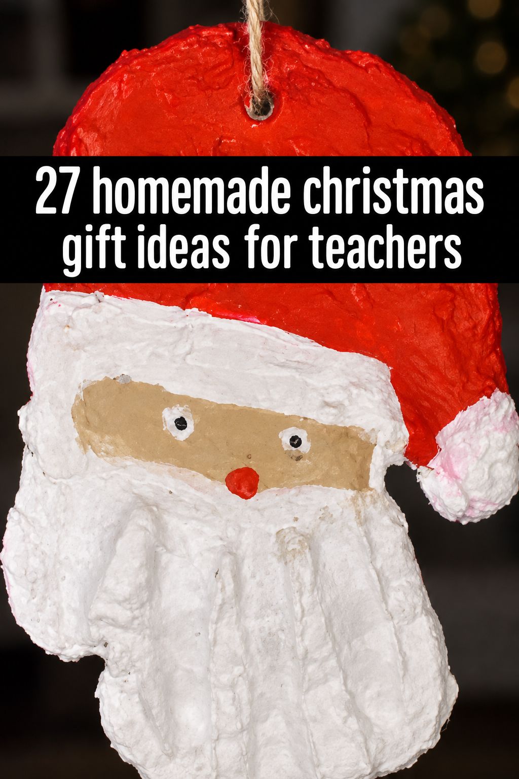 salt dough handprint santa ornament christmas gifts
