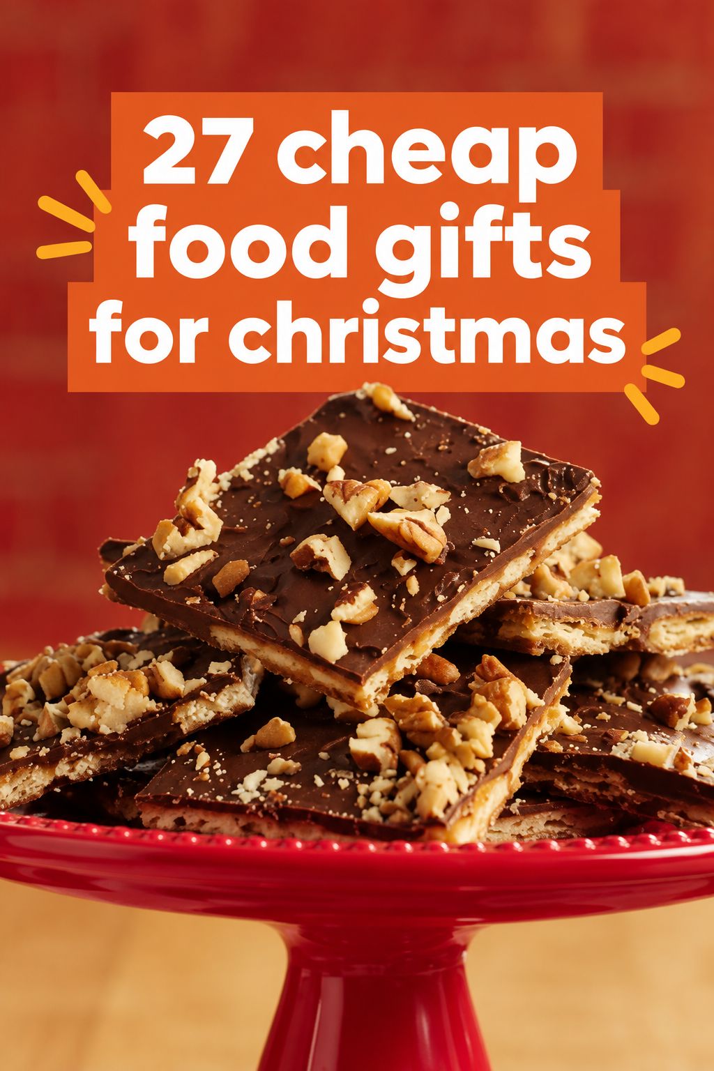 Saltine Cracker Toffee homemade Christmas gift