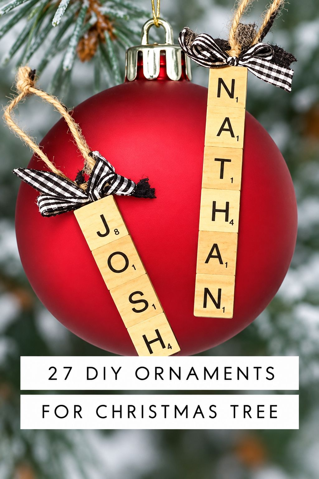 scrabble tile ornaments christmas ornaments