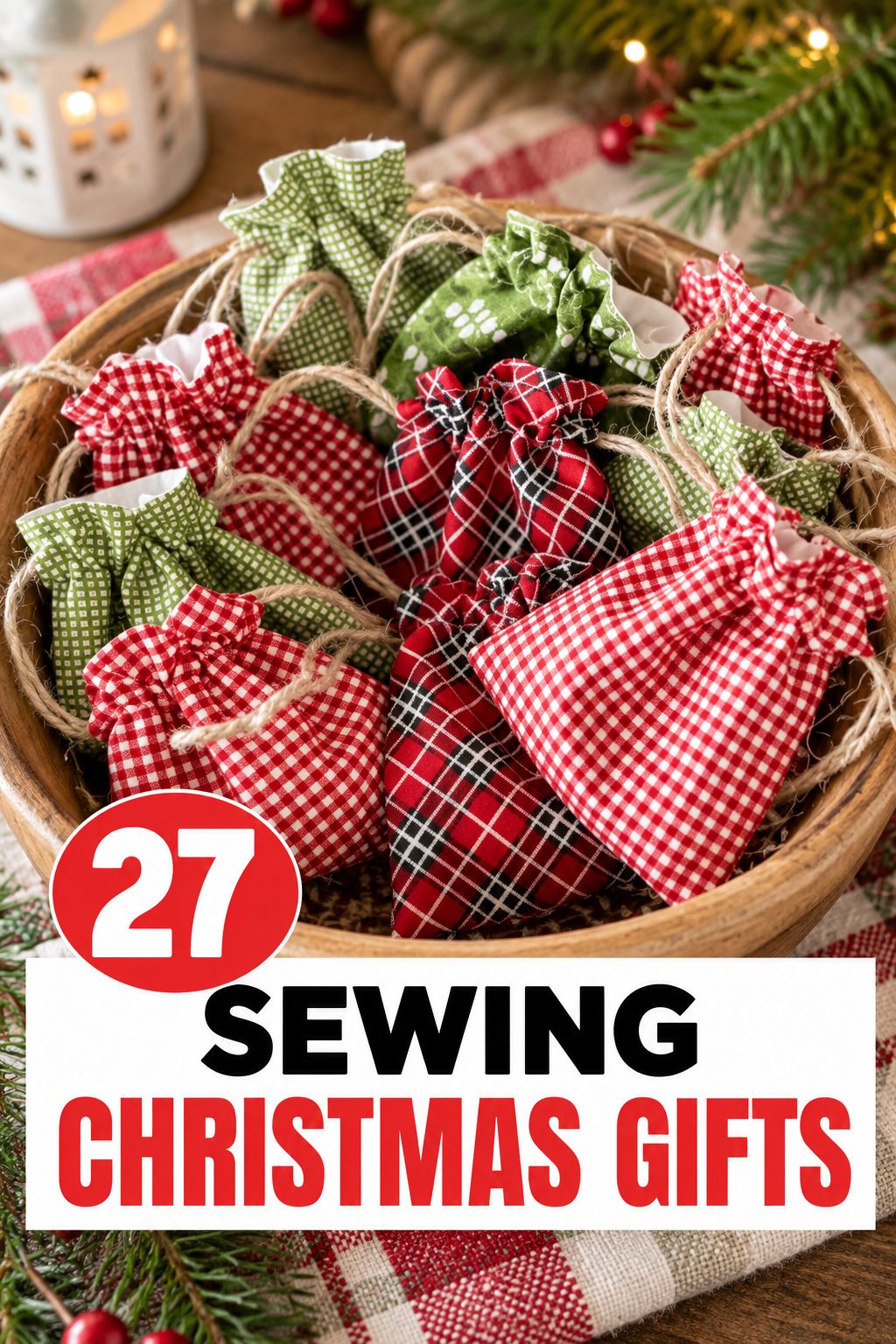 sewing christmas gifts